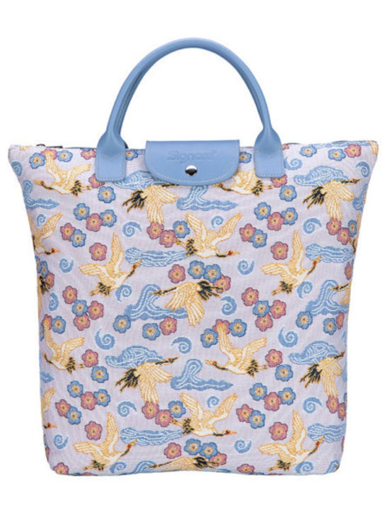 Signare Japanese Crane Women's Bag Shopper Shou...