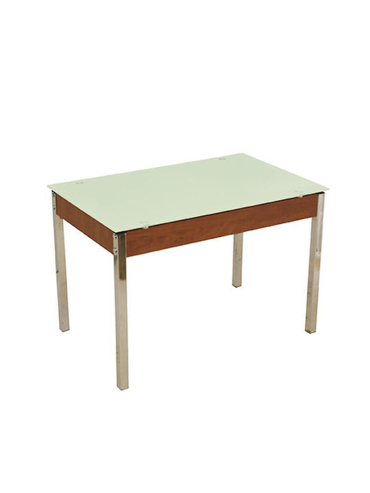 25103-g Table Extendable Χρωμίου 60x90cm