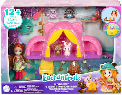 Enchantimals Camping-Set Puppe Tiere