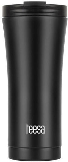 Teesa 500 Ml Stainless Steel Plastic Thermos Black