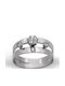Savvas Design Femeie Inel cu Diamant din Aur alb 14K