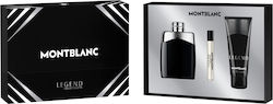 MontBlanc Legend Männer Duftset mit Eau de Toilette 3 Stücke