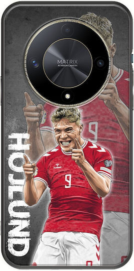 Euro 2024 Rasmus Hojlund Honor Magic 6 Lite 5G Schwarz TPU Schwarz Silikon