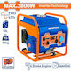 Wadfow Generator Inverter Gasoline Four-stroke with Handle and Maximum Power 4.8kVA