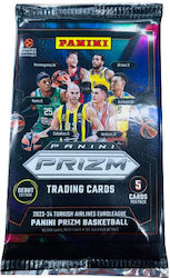 Panini 2023-24 Prizm Turkish Airlines Euroleague Booster Pack 5 Cards Inside