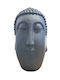 Διακοσμητική Φιγούρα Buddha Τσιμέντο Μαύρο 35υ*15π Εκ