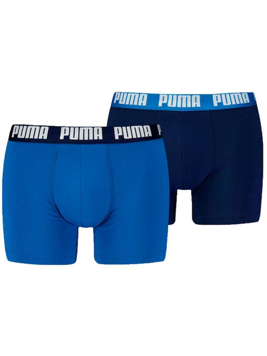 PUMA Basic Ανδρικά Μποξεράκια Μπλε, Μπλε Ναυτικ...
