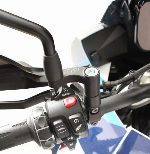 GP Kompozit Motorradadapter 2Stück Schwarz