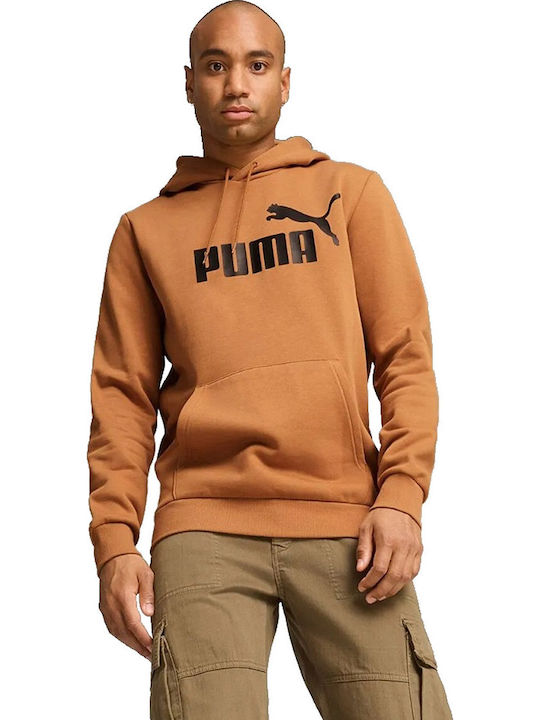 PUMA Big Logo Суитшърт с Качулка Caramel Latte