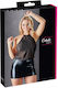 Schwarzes Leder- und Latex-Outfit
