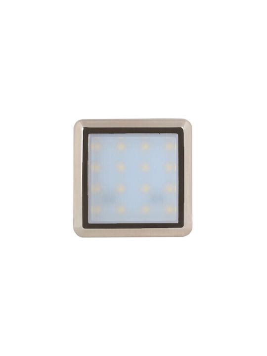 Elmark Recessed Spot Silver 52x52cm.