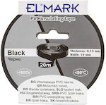 Elmark Insulation Tape 19mm x 20m 51021 Black