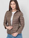 Cloe Kurz Damen Puffer Jacke Wasserdicht und Winddicht für Winter Beige