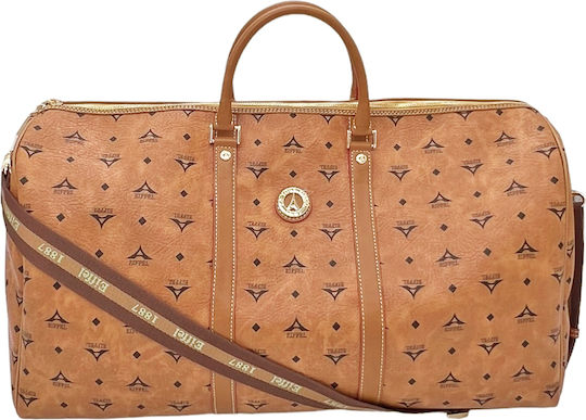 La tour Eiffel Sack Voyage 40lt Tabac Brown made of Artificial Leather L56xW25xH31.5cm
