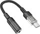 Hoco LS37 Конвертор USB-C мъжки към 3.5mm женски Черен 1бр