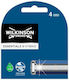 Wilkinson Sword Essentials 3 Replacement Heads with Blades Lubricious Strip 4pcs