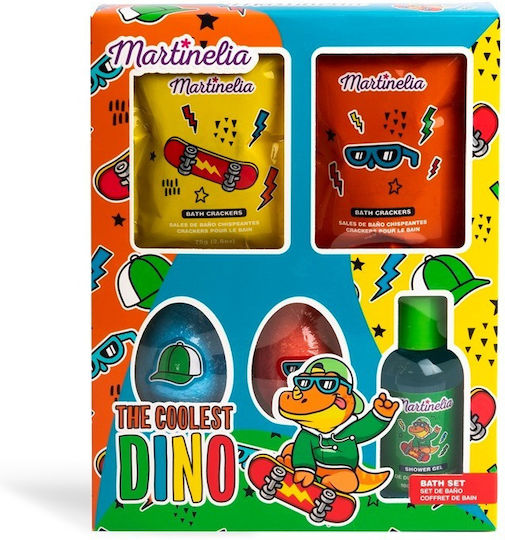 Martinelia Coolest Dino Bath Set Σετ Περιποίησης 100ml 70gr