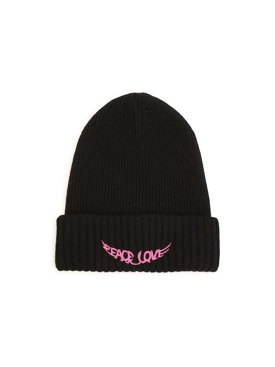 Zadig & Voltaire Kids Beanie Knitted Black