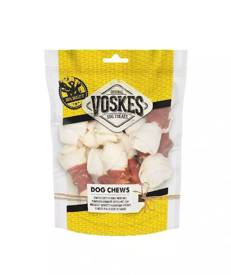 Voskes Voeders Bone Knot Calcium for Dogs with Flavor Duck 10cm 10pcs