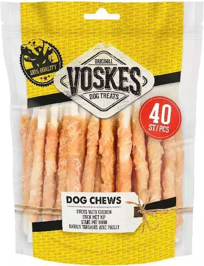 Voskes Voeders Dog Stick Treats with Chicken and Beef 400gr 40pcs