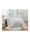 Liolios Home Σετ Σεντόνια Υπέρδιπλα 245x270εκ. Γκρι (4τμχ)