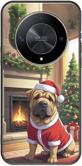 Xmas Animals Dog Honor Magic 6 Lite 5g Black Tpu Μαύρη Σιλικόνη