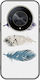 Blue Purple White Feathers Honor Magic 6 Lite 5g Black Tpu Μαύρη Σιλικόνη