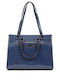 Doca Damen Tasche Schulter Blau