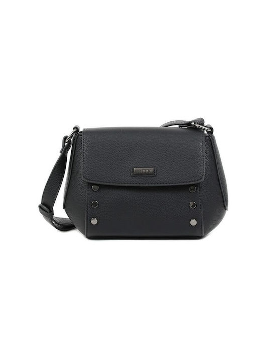 Doca Damen Tasche Crossbody Schwarz