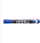 Deli Think Marker Permanent 1.5mm Albastru