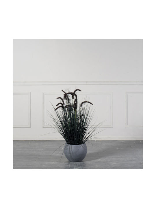 Künstliche Pflanze im Topf Gras Pennisetum Schwarz 104cm Supergreens