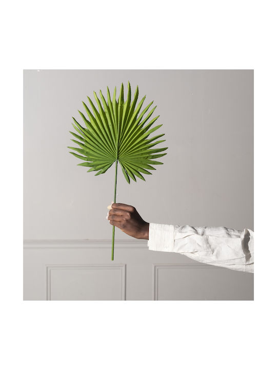 Artificial Decorative Branch Palm Tree Leaf Green 57cm Supergreens