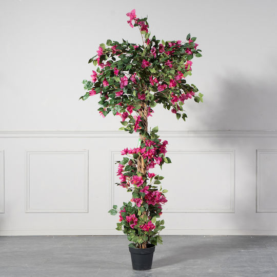 Изкуствено дърво за външно пространство Бугенвилея Fuchsia 185см Supergreens