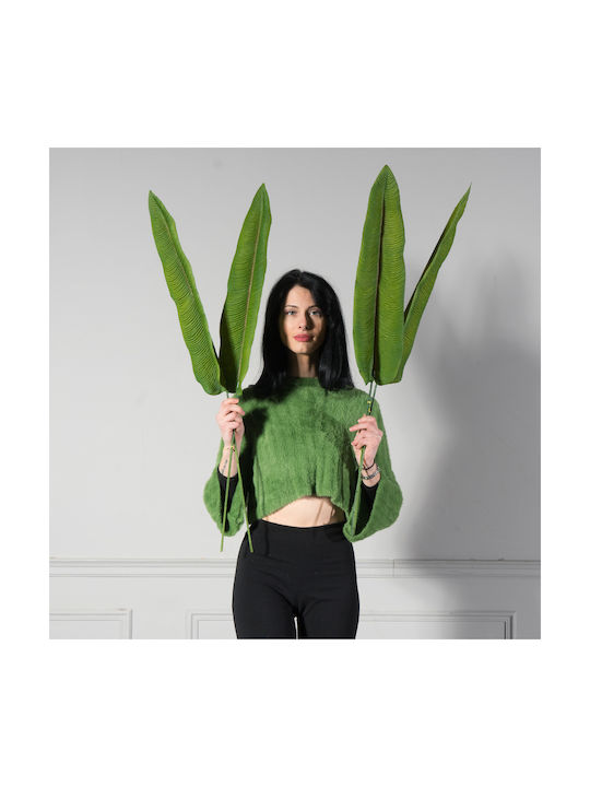 Artificial Decorative Branch Bird of Paradise Leaf Green 103cm Supergreens
