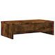 vidaXL Stand Desk Mounted Monitor with Drawers ...