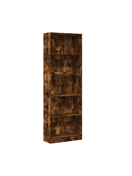 Bookcase Smoky Oak 60x24x176cm