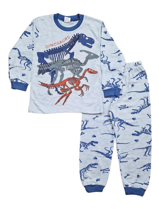 Supermini Παιδική Πιτζάμα Χειμωνιάτικη Ραφ Dino...