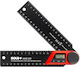 Sola Digital Aluminum Angle Ruler for Electricians Length 20cm