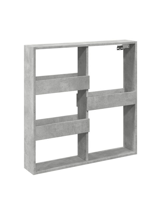 Shelf Wall Grey 80x15x80cm