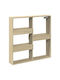 Shelf Wall Coffee 80x15x80cm