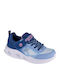 Lighted Gore Kinder Sneakers mit Klettverschluss & Lichtern Hellblau