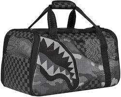 Sprayground Split Up Camo Tear Waterproof Shoulder Bag Up To 7kg Black
