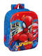 Safta School Bag Backpack Kindergarten Red with Water Bottle Holder 6Liters