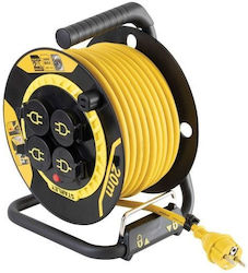 Stanley Ip44 Extension Reel 20 M Length H07rn-f 3g1.5 3200w Stanley Ip44 Extension Reel 20 M Length H07rn-f 3g1.5 3200w