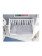 Dimcol Πάπλωμα Κούνιας Γκρι Light Grey 120x160cm