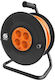 Tambur prelungitor electric 3x1,5mm Lungime 20m 4 prize Negru