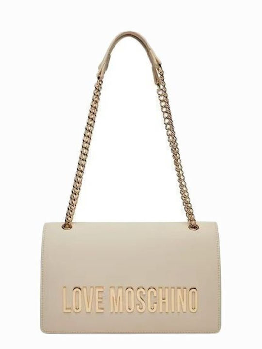 Moschino Avorio Women's Bag Shoulder Beige