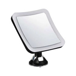 Led Makeup Mirror 3.2 W 30 Lm 6400k 10x Magnification 162 X 132 Mm Ip44 4xaa