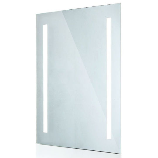 Oglindă cosmetică LED 42W lumină rece 6400K anti-aburire 100 lm 800 x 600 mm IP44