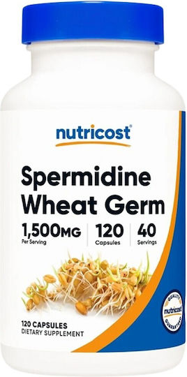 Nutricost Spermidine Пшенични Зърна 500 Мг 120 Капсули